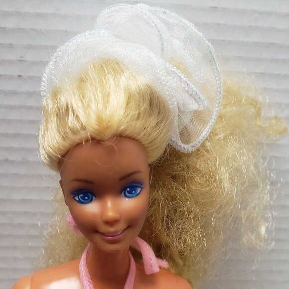 Vintage Barbie Doll in Barbie's Pink Jubilee Base Dress 1987 - Picture 4 of 11